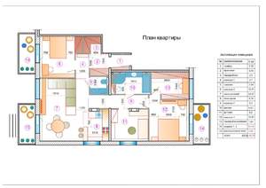4-к квартира, строящийся дом, 116м2, 1/4 этаж