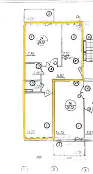 2-к квартира, вторичка, 54м2, 2/5 этаж