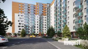 3-к квартира, строящийся дом, 62м2, 5/25 этаж
