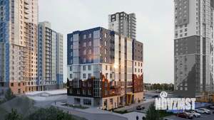 3-к квартира, строящийся дом, 53м2, 12/19 этаж
