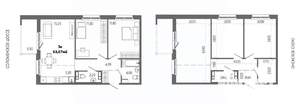 3-к квартира, строящийся дом, 64м2, 11/14 этаж