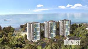 2-к квартира, строящийся дом, 45м2, 16/17 этаж