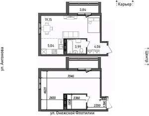 1-к квартира, вторичка, 36м2, 10/17 этаж