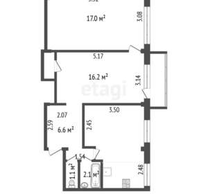 3-к квартира, вторичка, 59м2, 5/5 этаж