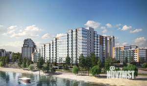 2-к квартира, строящийся дом, 45м2, 1/9 этаж