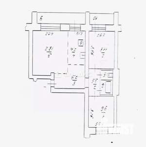 3-к квартира, вторичка, 67м2, 6/9 этаж