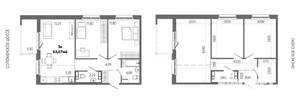 3-к квартира, строящийся дом, 64м2, 13/14 этаж
