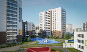 2-к квартира, строящийся дом, 56м2, 1/9 этаж