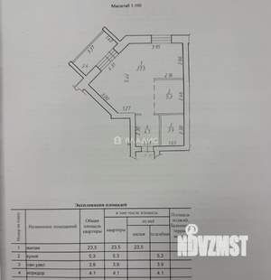 Студия квартира, вторичка, 37м2, 2/4 этаж