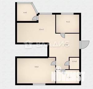 3-к квартира, вторичка, 96м2, 1/1 этаж