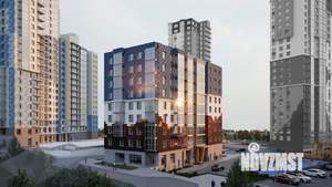 2-к квартира, строящийся дом, 35м2, 10/19 этаж