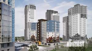 3-к квартира, строящийся дом, 53м2, 10/19 этаж