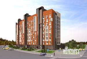 3-к квартира, строящийся дом, 75м2, 4/10 этаж