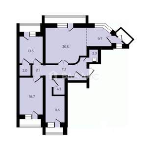 4-к квартира, вторичка, 110м2, 5/8 этаж