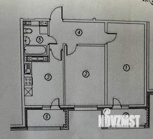 2-к квартира, вторичка, 57м2, 8/8 этаж