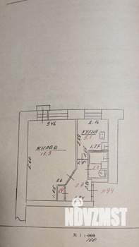 1-к квартира, вторичка, 29м2, 3/5 этаж