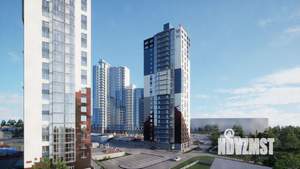 2-к квартира, строящийся дом, 34м2, 6/9 этаж