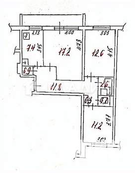 3-к квартира, вторичка, 72м2, 3/9 этаж