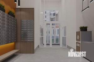 2-к квартира, строящийся дом, 40м2, 23/24 этаж