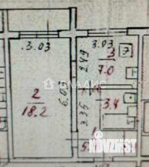 1-к квартира, вторичка, 35м2, 5/9 этаж