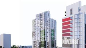 2-к квартира, строящийся дом, 39м2, 11/23 этаж