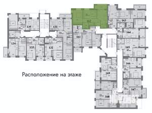 2-к квартира, вторичка, 62м2, 4/4 этаж