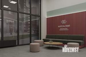 2-к квартира, строящийся дом, 40м2, 24/24 этаж