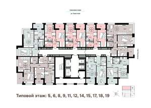 2-к квартира, вторичка, 47м2, 14/25 этаж