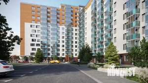3-к квартира, строящийся дом, 62м2, 17/21 этаж
