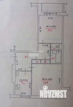 2-к квартира, вторичка, 50м2, 5/5 этаж