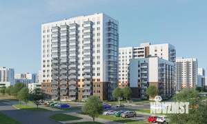 2-к квартира, строящийся дом, 43м2, 1/12 этаж