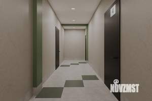 2-к квартира, строящийся дом, 50м2, 17/23 этаж