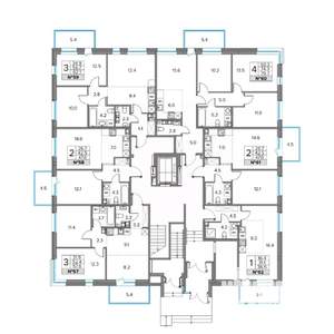 4-к квартира, вторичка, 80м2, 1/5 этаж