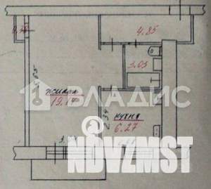 1-к квартира, вторичка, 34м2, 3/4 этаж