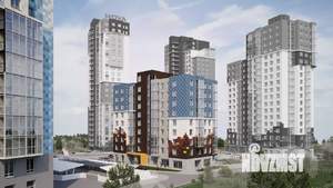 2-к квартира, строящийся дом, 40м2, 24/24 этаж