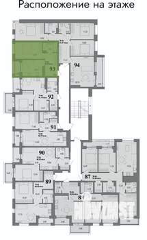 1-к квартира, вторичка, 40м2, 4/4 этаж