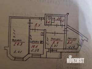 3-к квартира, вторичка, 68м2, 7/10 этаж