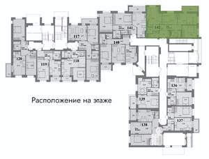 3-к квартира, вторичка, 76м2, 1/4 этаж