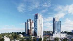 2-к квартира, строящийся дом, 39м2, 12/24 этаж