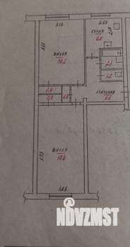 2-к квартира, вторичка, 49м2, 1/5 этаж