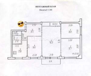 4-к квартира, вторичка, 59м2, 5/5 этаж