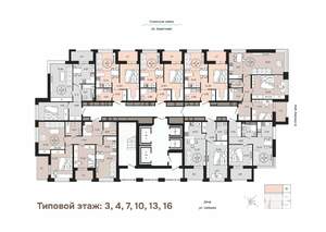3-к квартира, вторичка, 84м2, 3/25 этаж