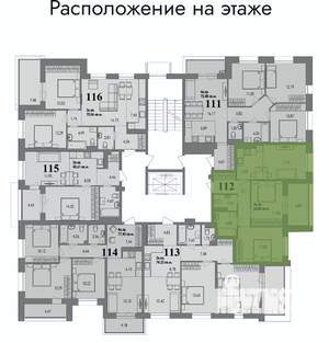 3-к квартира, вторичка, 64м2, 4/4 этаж