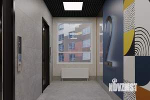 2-к квартира, строящийся дом, 40м2, 24/24 этаж