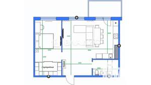 2-к квартира, вторичка, 64м2, 2/5 этаж