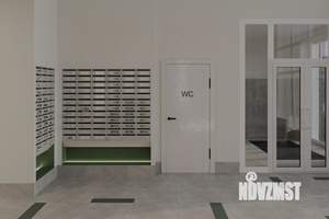 2-к квартира, строящийся дом, 38м2, 3/23 этаж
