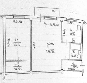 2-к квартира, вторичка, 45м2, 5/5 этаж