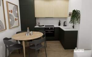 2-к квартира, строящийся дом, 44м2, 4/9 этаж