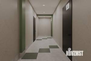 2-к квартира, строящийся дом, 41м2, 21/23 этаж