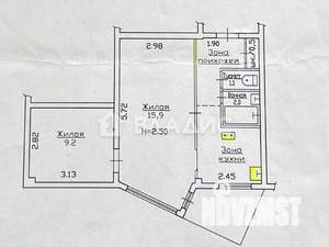 2-к квартира, вторичка, 39м2, 5/5 этаж